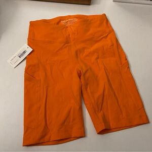 Outdoor Voices Orange Bike Shorts